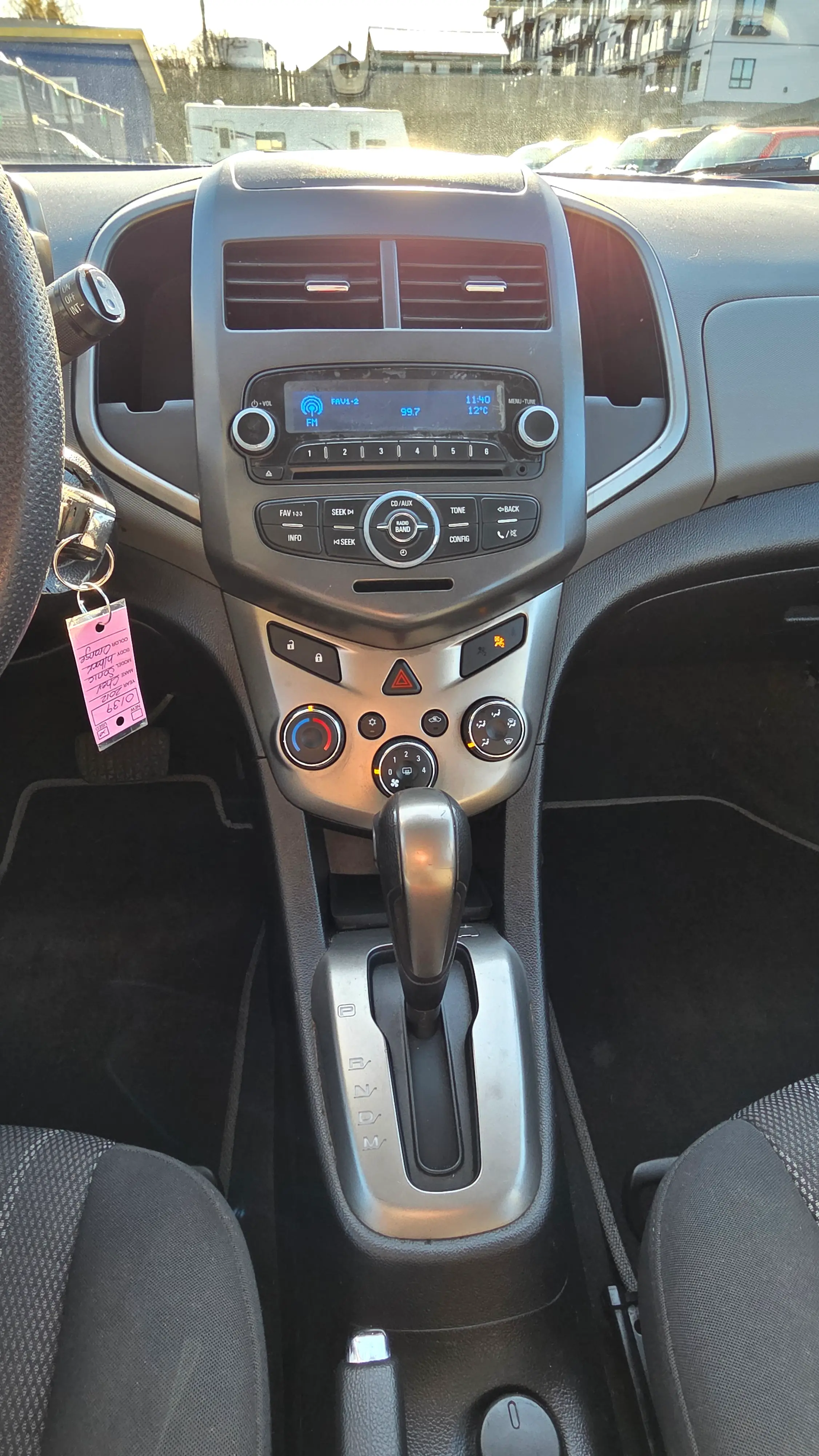 2012 Chevrolet Sonic inside 4