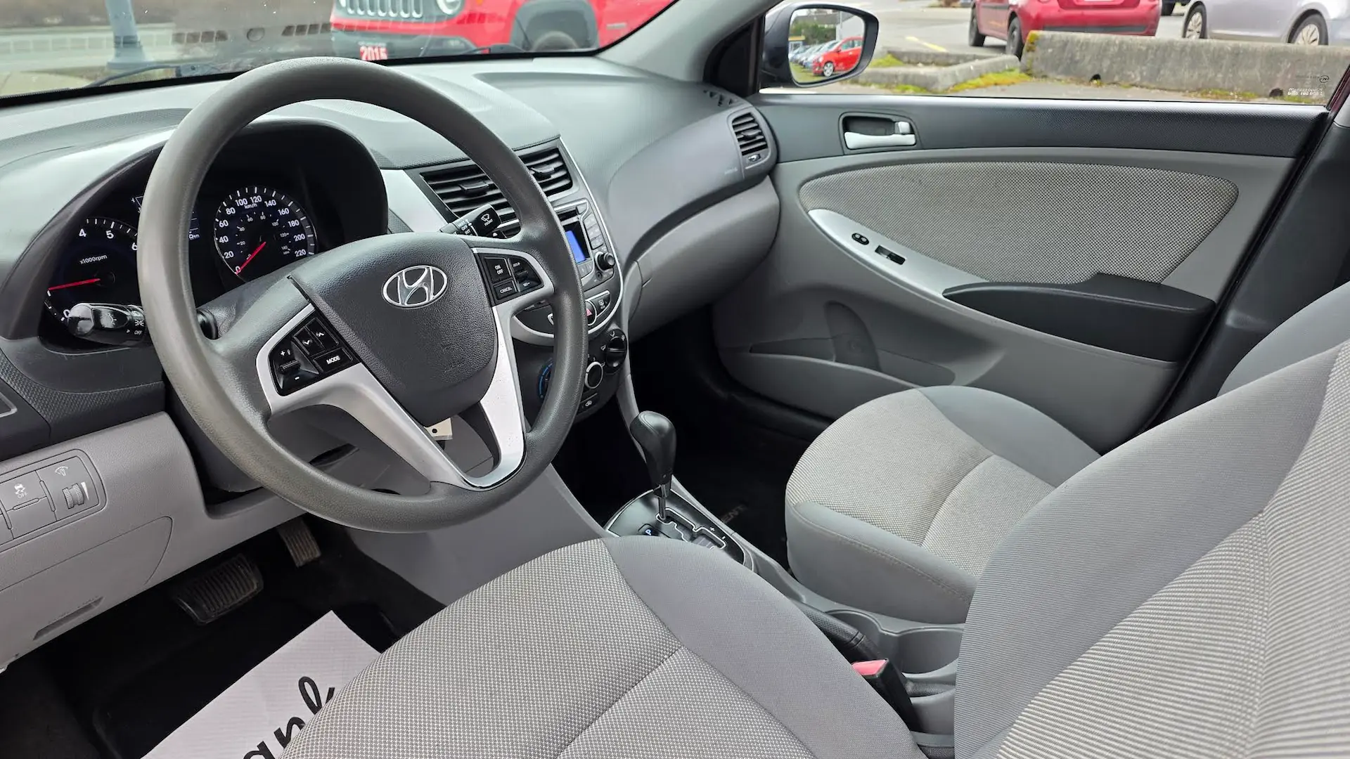 2012 Hyundai Accent inside 1