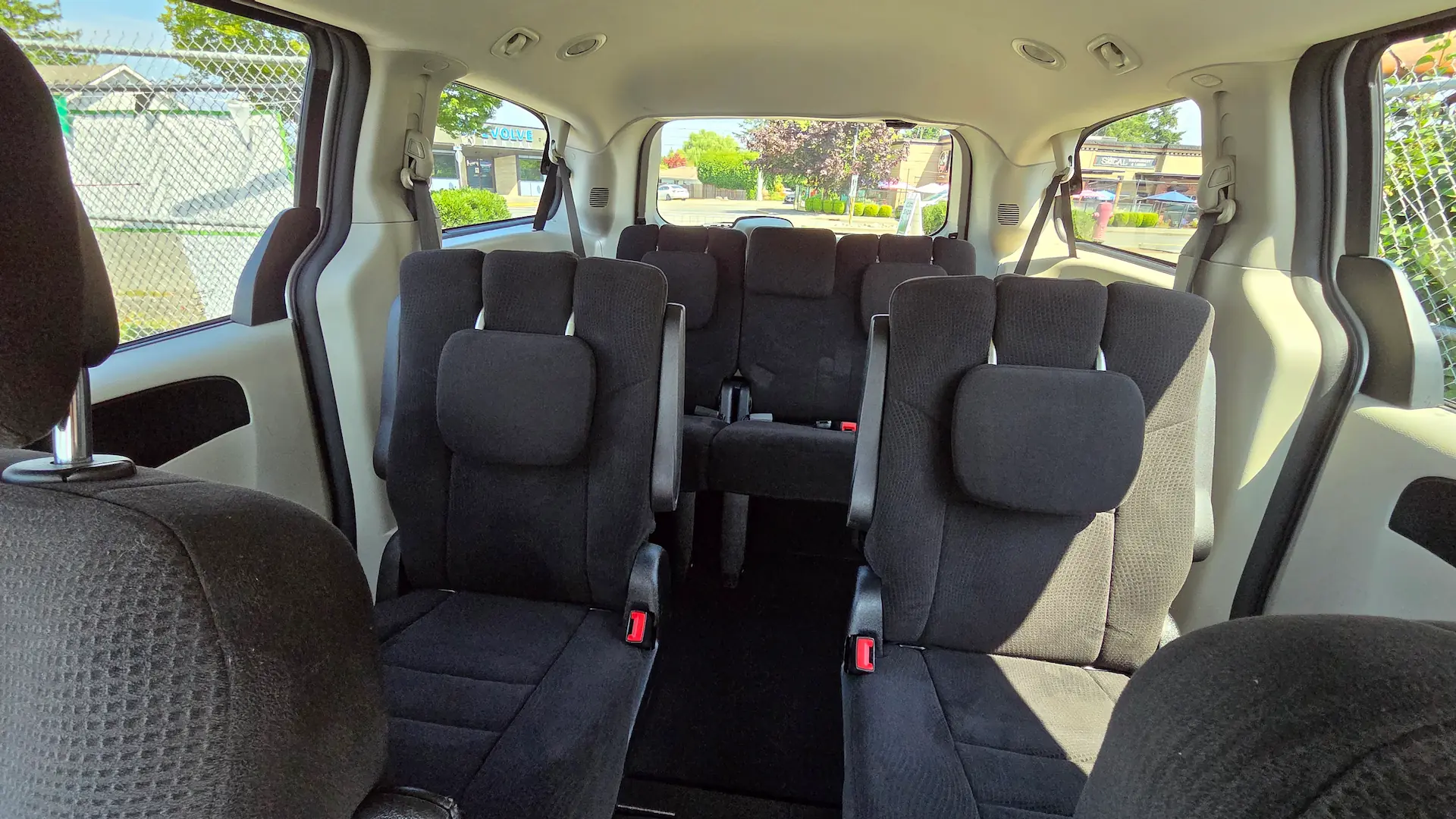 2013 Dodge Grand Caravan SXT rear interior
