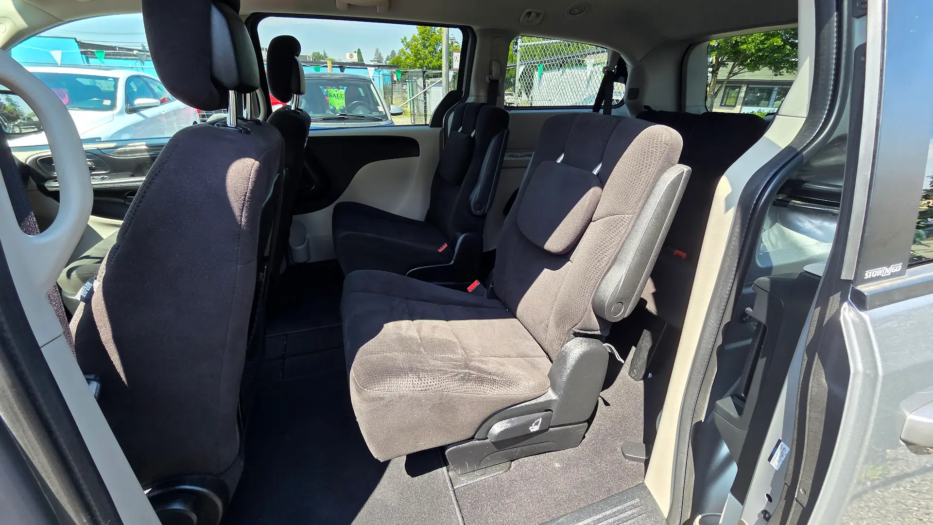 2013 Dodge Grand Caravan SXT rear seat view