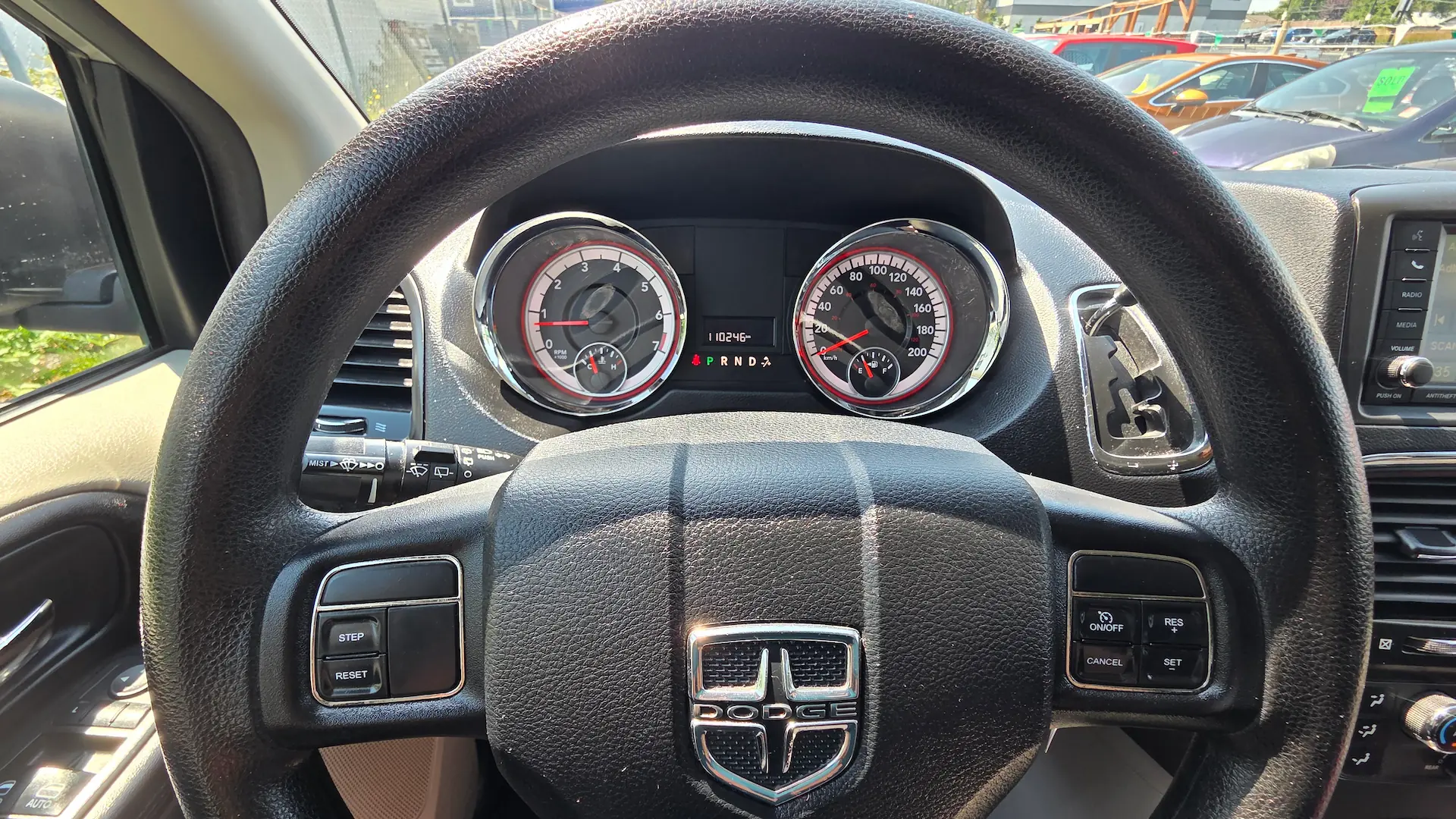 2013 Dodge Grand Caravan SXT steering wheel